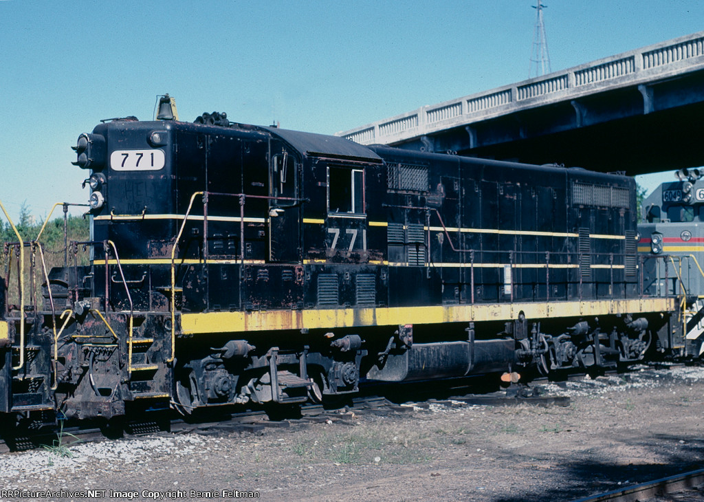 Seaboard Coast Line GP7 #771, in the consist, 